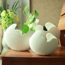 Fans · makeup modern minimalist ceramic craft ornaments hipster home flower arrangement white eggshell vase