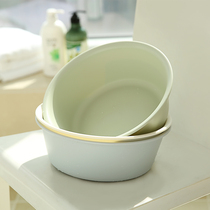 Japanese large washbasin plastic household wash basin student dormitory thickened laundry basin foot basin washbasin washbasin