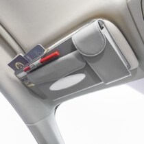 Car supplies car tissue box multi-function hanging car car suction box sun visor card glasses box storage bag