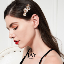 JAY flower hair card headgear Net red clip female Korean retro hairclip clip simple daily hair accessories