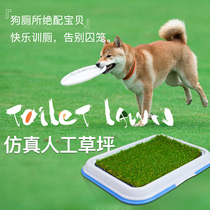 (Just that the lawn does not contain a toilet)Dog toilet is perfect for simulation lawn training toilet partner pet supplies