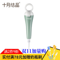 October Jing baby luminous ear spoon silicone safety baby with light soft head digging spoon childrens ear spoon