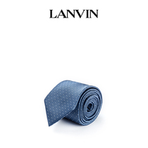 LANVIN Langfan official flagship store mens white embellished tie