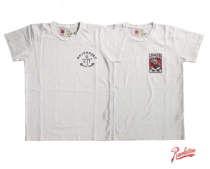 Old Chen recommends Italian Bakuto893 breathable bamboo cotton vintage print round neck short sleeve t-shirt