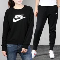 NIKE NIKE sports suit women 2021 summer new fate thick sweater coat casual wear summer pants