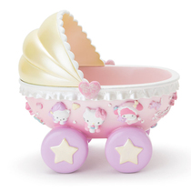 Japan Sanrio Kitty Melody stroller ornaments Desktop storage box