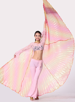 Flying charm belly dance performance props belly dance colorful wings belly dance gradient wings performance performance wing dance