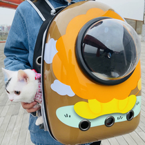 Cat bag Out of the portable space capsule Cat dog Pet take-out travel backpack School bag Cat space shoulder dog bag