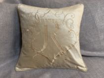 Foreign trade Original single European-style suede Embroidery Back Cushion Coat Living-room Sofa-Window Backrest-like cuddles Room holding pillows without cotton core