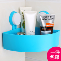 Bathroom shelve suction cup toilet shelve Wall-mounted Suction wall Bathroom Triangle Corner rack