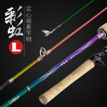 Carbon Luya pole-filled spinning wheel straight gun handle long throwing parabol super fast soft-tuning sea fishing pole horse pole