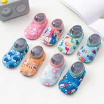 Autumn baby floor socks cartoon thin indoor non-slip shoes socks large size children toddler socks big children early education socks