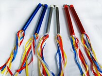 Aluminum alloy double-section stick with colorful performance Double-section stick color with double-section stick children acting double-stick light