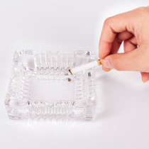 Deli 9578 small ashtray atmospheric simple ashtray cost-effective office procurement options