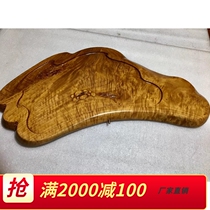 Cliff cypress Jinsinnan small leaf Zhennan root carving living room decoration tea tray tea table tea table tea set water ripple gloomy wood