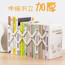 Kaba Bear retractable book stand Magnetic suction bookshelf storage rack baffle book stand book file retractable book stand Creative junior high school student iron stand bookshelf for students on the table