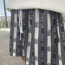 Fat sister mm size womens clothing 2021 New loose five short pants high waist summer wear wide leg pants women thin tide
