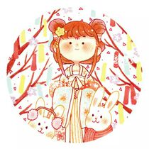 39) Hand account return group Hanfu girl and paper tape 4 0cm * 10M hand account diary