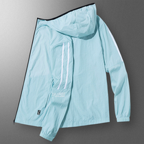 Spring and summer thin mens Korean casual jacket Tide brand handsome Joker tooling jacket sunscreen mens shirt