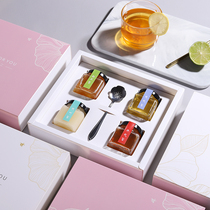 Small cans small bottles gift boxes birthday gifts pure natural honey hand gifts 4 bottles of best friends