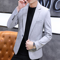 Mens suit summer jacket small suit youth Korean slim jacket casual trend handsome one-piece gown tide