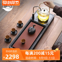 ROADMAKER fully automatic one Japanese tea tray simple style home kung fu tea table household electric pottery stove tea tray