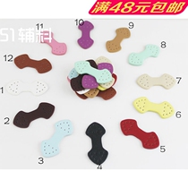 Exquisite Korean version PU leather hand stitched buckle plate buckle Multi-purpose practical womens handmade diy bag with accessories 51 accessories