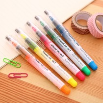 Del S618 direct highlighter five-color set student homework exam re-punctuation mark graffiti painting