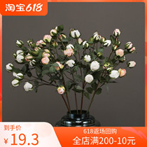 American Countryside Tea Table Rose Art Rose Art indoor emulation Flower Candido Flower Flowers Fake Flower Emulation Flower Furnishing