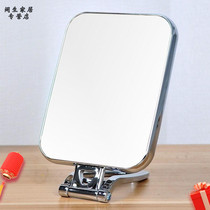 Household portable mirror can be hung on the wall to enlarge the portable mini small double-sided rotating round folding hanging desktop makeup