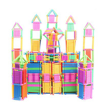 Early education puzzle puzzle plug-in building blocks plastic smart stick puzzle kindergarten desktop toy assembly variety magic stick