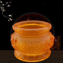 Glazed Lotus incense stove inserted incense stove for Buddhist incense stove reliquary lotus incense stove Buddha Hall Honolulu Home for the Buddha