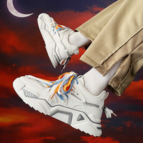 Spring net red ins heightening Old Dad shoes Mens shoes Sports running shoes Han version Tide Shoes Students Thick Bottom 100 Hitch Shoes