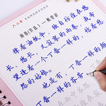 Block letters groove Calligraphy Copybook Beginners College Students Middle School Students Adult Adults Pen Word Postscript Speed Adult childrens childrens boys and girls are in block letters repeatedly using junior high school Benboard fonts to be copied repeatedly
