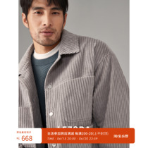 LEZORA Japan wide fine knife cut light core suede tooling four pockets Cashmere Jacket male Pena lining