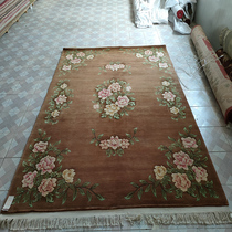 Pure wool Chinese style minimalist atmospheric field Garden Living room Living room Bedroom Carpet High Density Thickened manual cut carpet Home