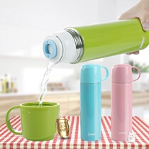 Thermos cup lid can drink water female ins Harajuku style literary simplicity Mori students simple with lid carry kettle