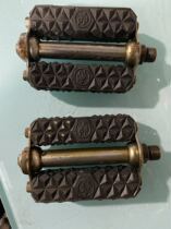 Japanese original pedal ancient Collection New Bridge 50 s production has not used imperial buckle Japanese production