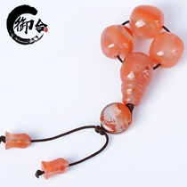 South Red Four Pieces Kit Accessories package King Kong Star Moon Bodhi Buddha Pearl 108 Suit Waist Pearl Buddha head One figure