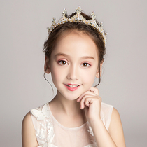 Girls performance accessories hair accessories small crown children headgear crown hair flower girl wedding headband hair card accessories women