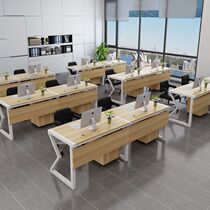 Staff desk job position 2 persons 3 person position crossbar single row single side-by-side double digit home desktop computer desk