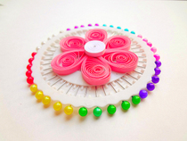 Bead needle derivative paper tool Needle derivative paper template Derivative paper work board Positioning Bead needle hand tool