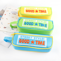 Cute Briefing Student Pen Bag Stationery Bag Large Capacity Students Daily Items Elementary School Students Prize Stationery Pen bag