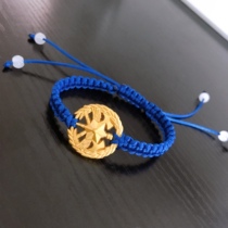 Fire flame blue woven bracelet to send girlfriend Miss sister-in-law creative birthday Valentines Day long-distance love letter