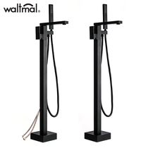 Watmart Pure Copper Black Floor Bath Tap Vertical Tap Wall Wall Water Water Water Water Water Water Water Water Water Water Water Water Water Water Water