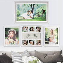 Photo studio Wedding photo enlargement wall hanging wedding photo frame setting table making baby photo frame plus photo wall combination