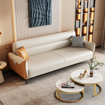 Small Family Sofa Home Living Room Nordic Light Lavish Tech Cloth Single Double Trio Clothing Shop Face High Backrest