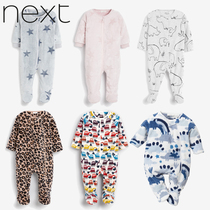 Spot UK Next baby autumn and winter thick coral velvet jumpsuit baby velvet jumpsuit