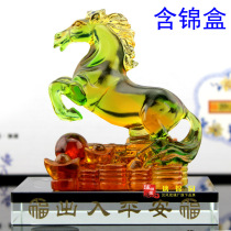 Hanfeng Glazed Factory Zodiac Horse Car Perfume Pendulum GLAZED CAR PERFUME SEAT IN CAR PERFUME SEAT