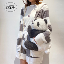 gelato pique21 fall winter new womens shorts striped milkshake soft pajamas homewear PWNP214021